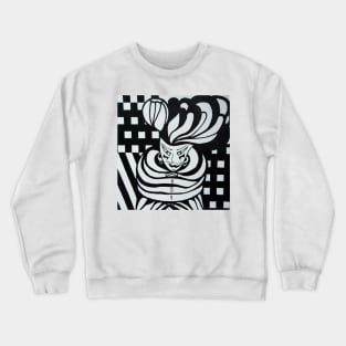 Madman chess figurine Crewneck Sweatshirt